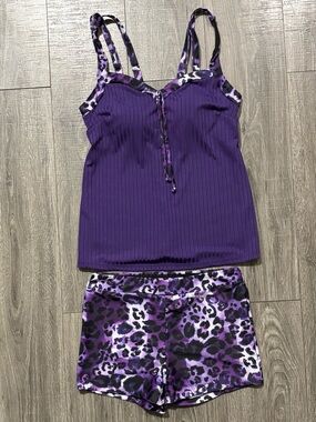 Rotita Women’s Swimwear Bikini-Tankini Set Like New good Condition Size M 0217